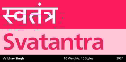 Svatantra Devanagari Font Poster 1